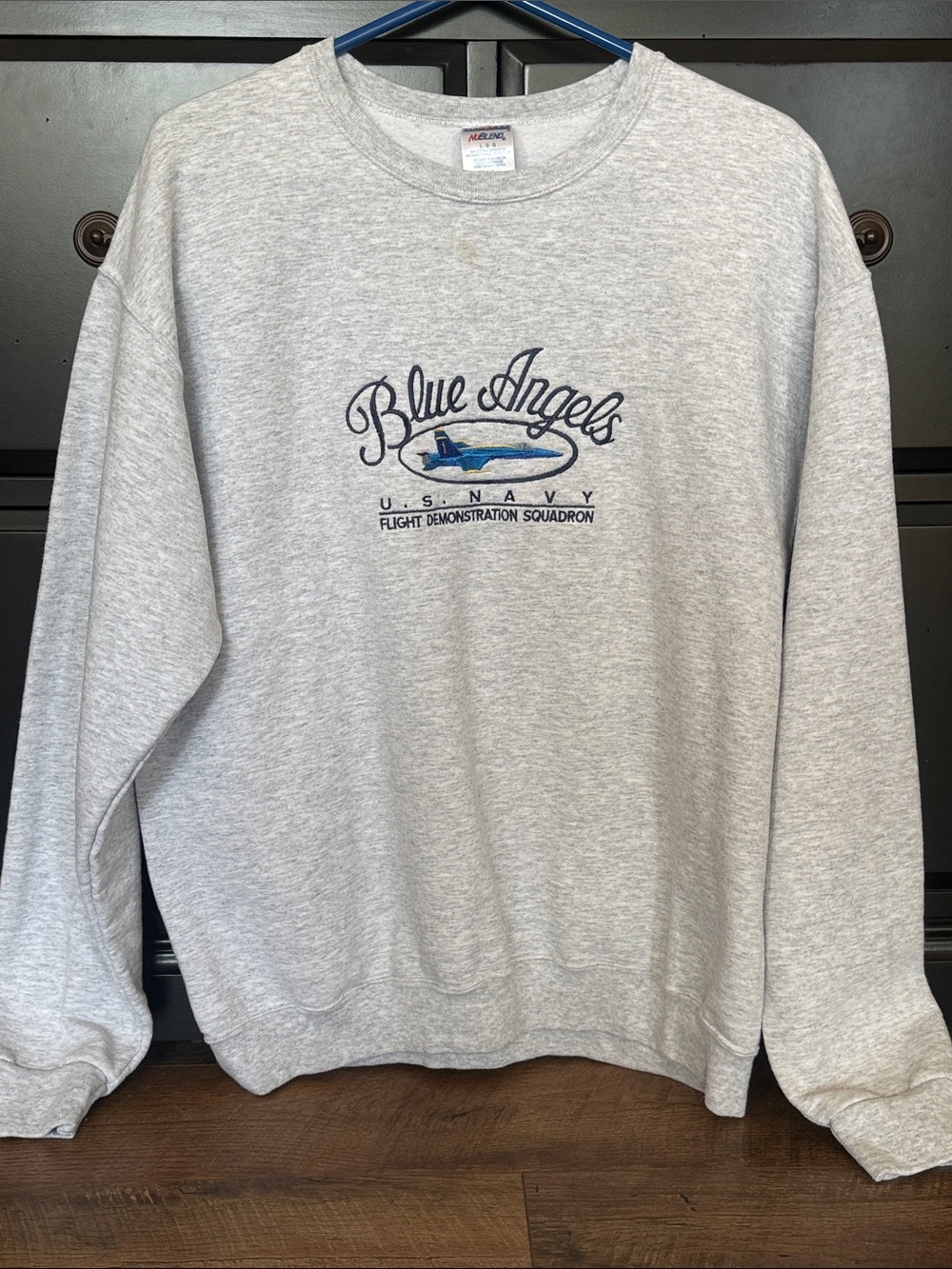 US Navy Gray Crewneck Sweatshirt
